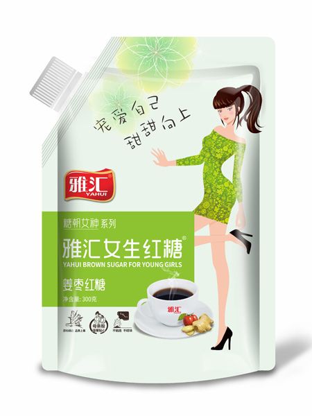 雅匯300g吸嘴袋紅糖-女生紅糖